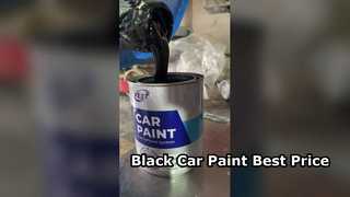 Peinture de voiture noire 1K 2K en Chine, fabricant au meilleur prix